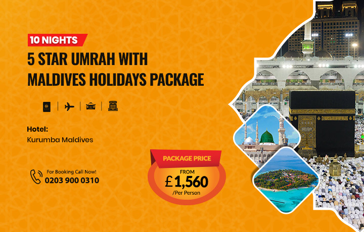 10 Nights 5 Star Umrah with Male Holidays Package