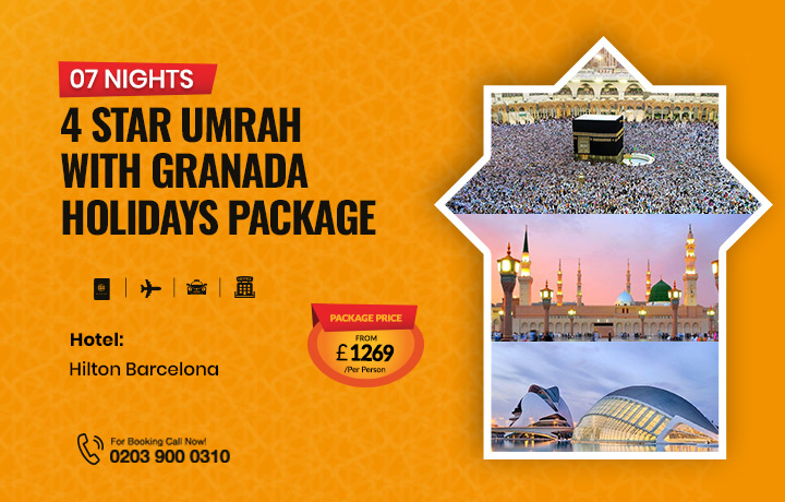 7 Nights 4 Star Umrah with Granada Holidays Package
