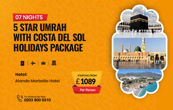 7 Nights 5 Star Umrah with Costa del Sol Holidays Package