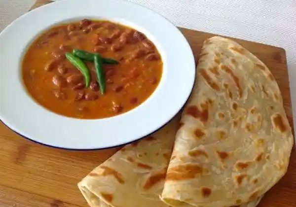 Chapati and Beans