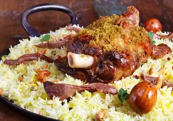 Ghuzi (Whole Roasted Lamb with Rice)