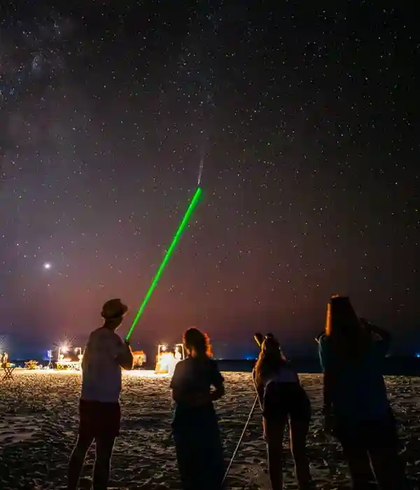 Stargazing on the Beach